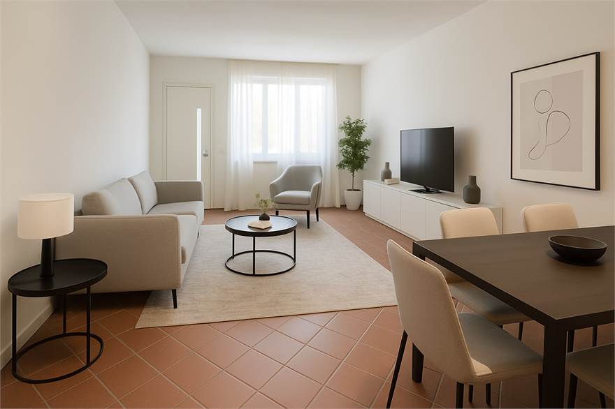 soggiorno immagine con arredi moderni